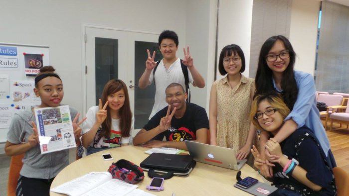 study with Japanese friends